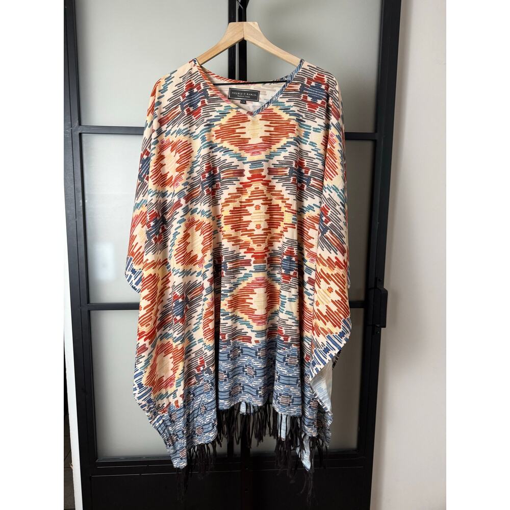 Double D Ranch Poncho Size Small/Medium - Picture 5 of 6